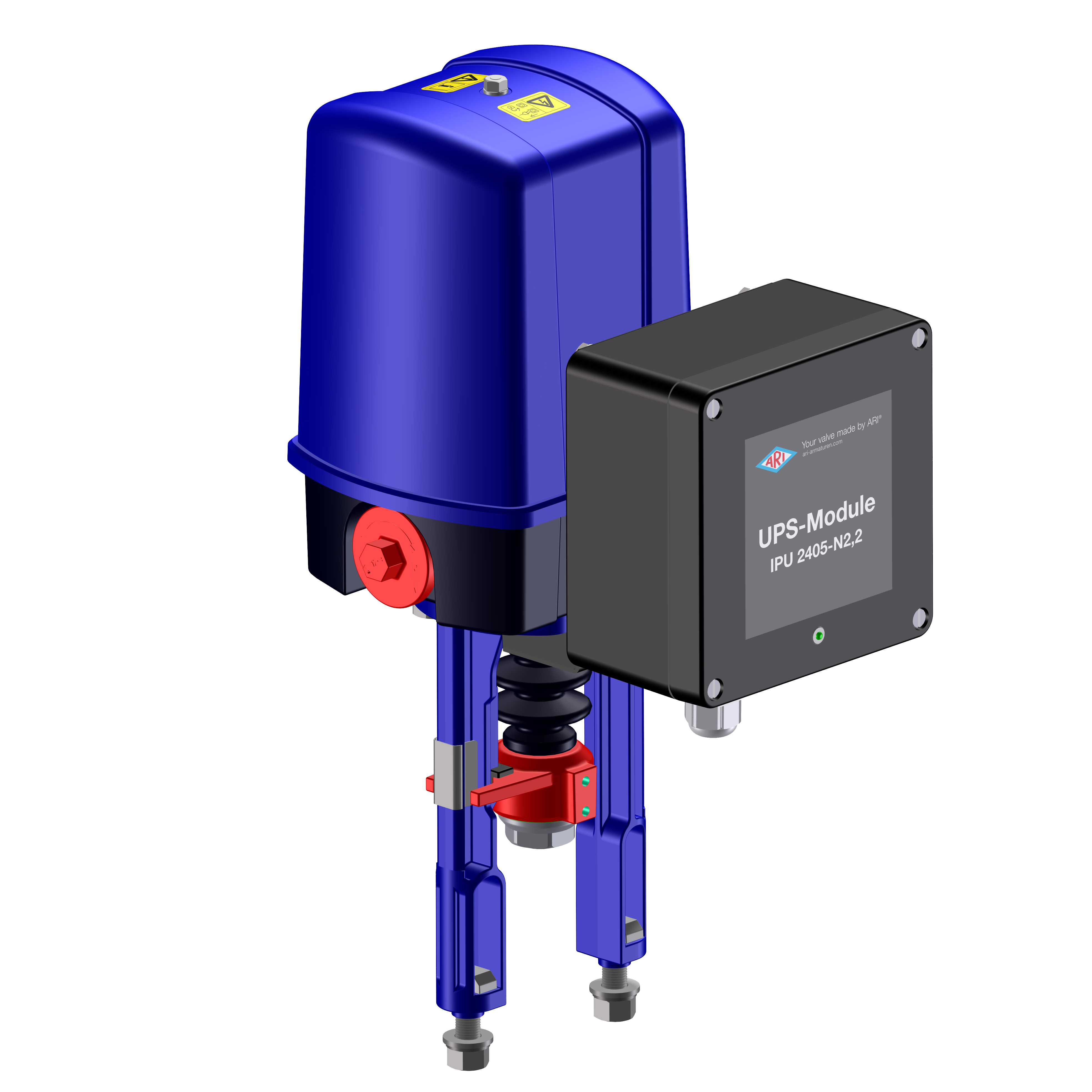 UPS module now optionally available for our electric PREMIO-Plus 2G actuators. Even more safety made by ARI.